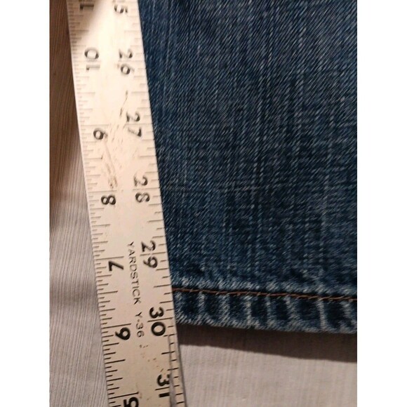 VTG Levi's 569 Loose Straight Jeans 36x30" Blue Baggy Red Tab Medium Wash Y2K - Picture 5 of 11